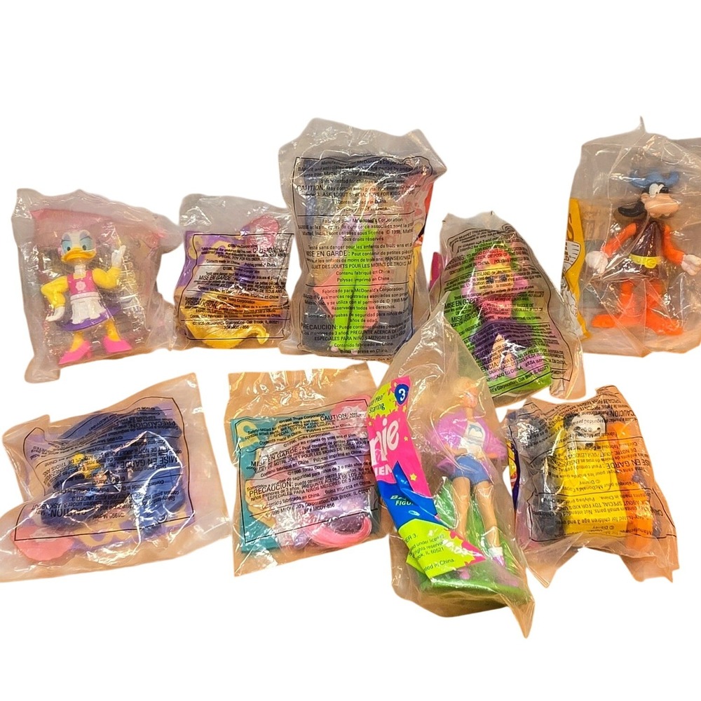 Lot of 9+ Vintage 1990s McDonalds Toys BRAND NEW
